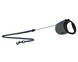 Rtrctbl Cord Leash W/soft Hndl